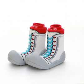 Attipas New Sneakers Rot-  ergonomische Baby Lauflernschuhe, atmungsaktive Kinder Hausschuhe ABS Socken Babyschuhe Antirutsch 