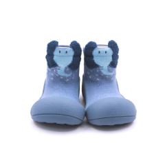 Zootopia Elephant -Blue  ergonomische Baby Lauflernschuhe, atmungsaktive Kinder Hausschuhe ABS Socken Babyschuhe Antirutsch 