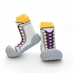 Attipas New Sneakers-Yellow-  ergonomische Baby Lauflernschuhe, atmungsaktive Kinder Hausschuhe ABS Socken Babyschuhe Antirutsch 20