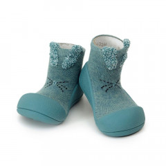 Zootopia Rabbit-Mint ergonomische Baby Lauflernschuhe, atmungsaktive Kinder Hausschuhe ABS Socken Babyschuhe Antirutsch 