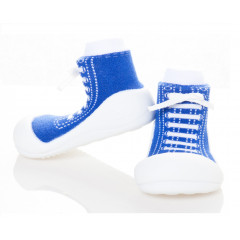 Attipas Sneakers-Blue-  ergonomische Baby Lauflernschuhe, atmungsaktive Kinder Hausschuhe ABS Socken Babyschuhe Antirutsch 19