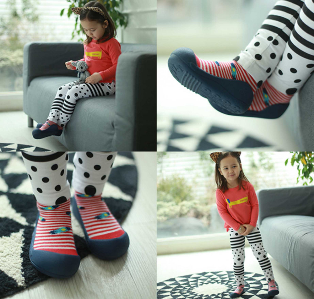 Attipas Toddler Shoes With Big Toe Box – Polka Dot Design, Machine Washable - View #9