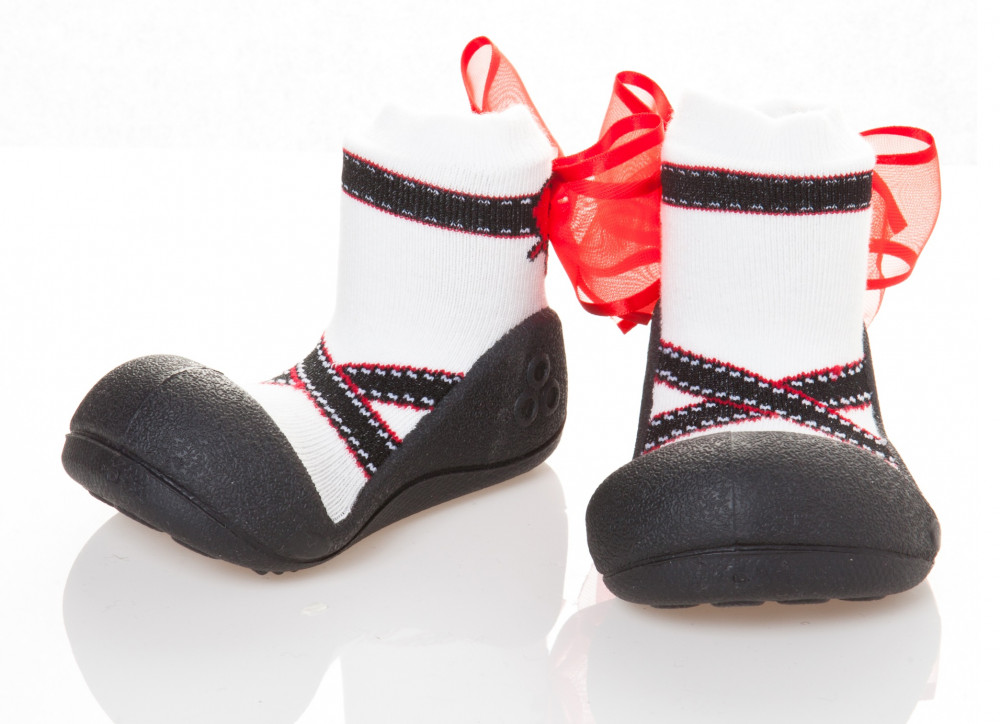 Attipas Ballet Black baby First Walker shoes Toddler shoes slippers