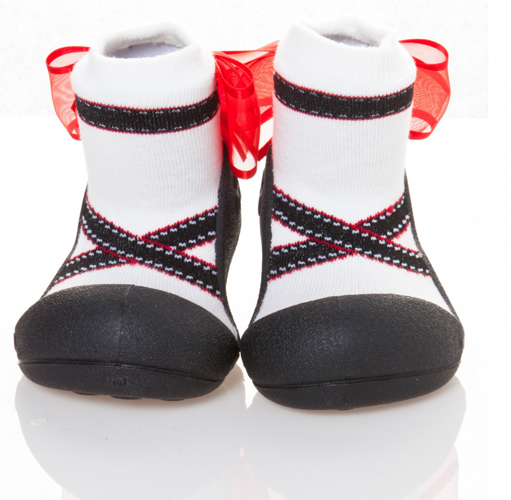 Attipas Ballet Black baby First Walker shoes Toddler shoes slippers