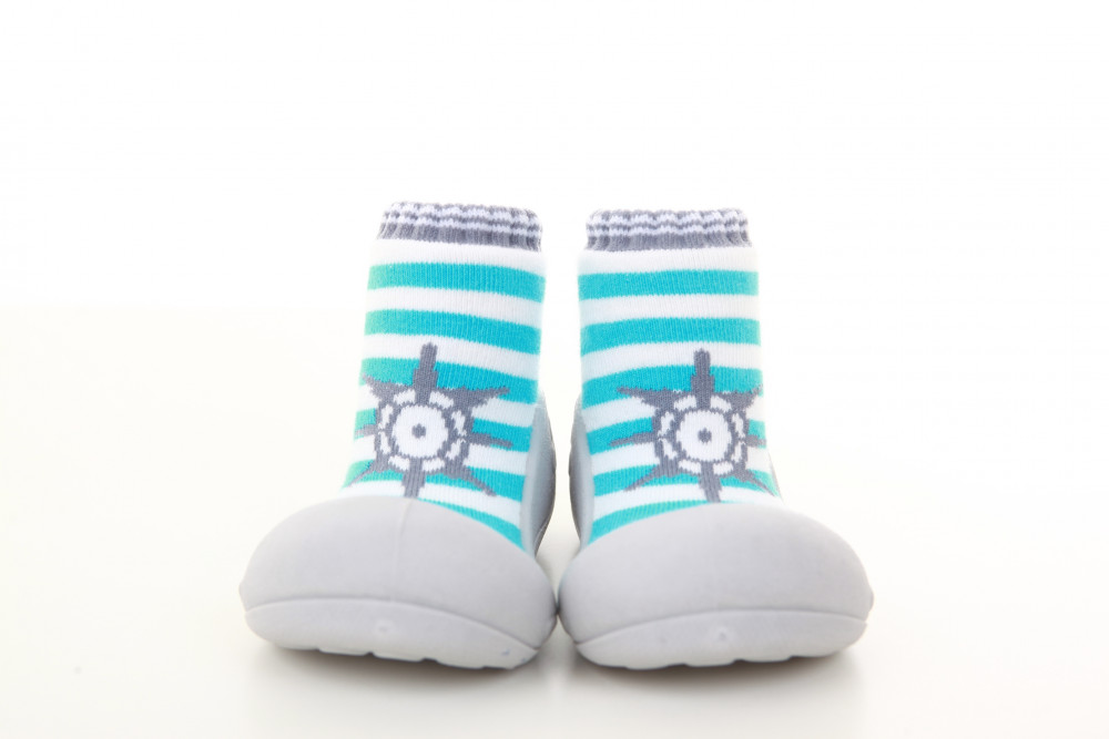 Attipas Marine Navy Soft Sole Shoes For Infants & Kids – Ergonomic, Non-Slip (UK 3.5)