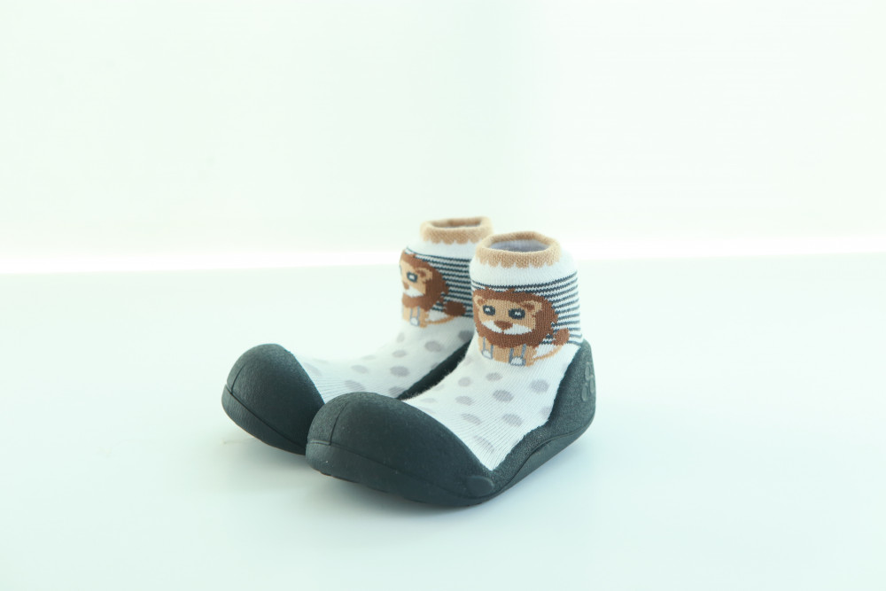 Attipas Zoo Black baby First Walker shoes Toddler shoes slippers