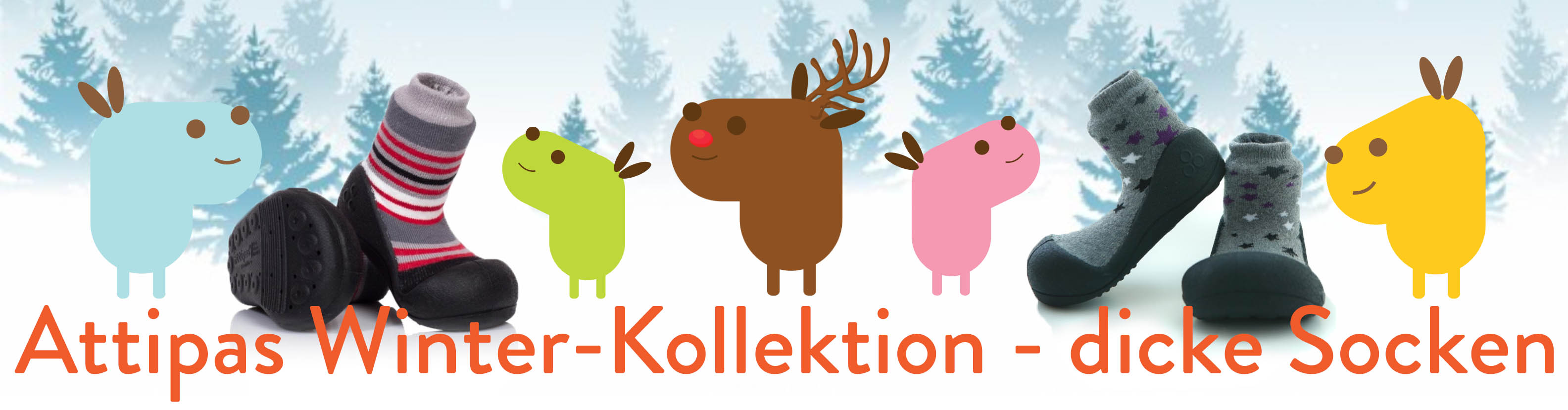 Attipas Winter-Kollektion - dicke Socken